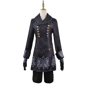 Disfraz de <span class=keywords><strong>Cosplay</strong></span> de NieR YoRHa No.2 Tipo B, Traje de Anime para Halloween, Vestido Negro Sexy para Mujer - Product Image 2