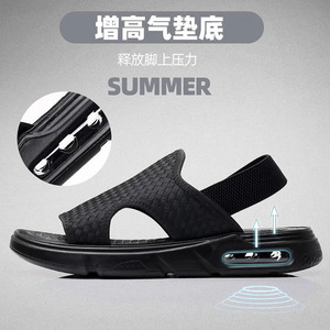 Sandales d'été en maille pour hommes, à bout ouvert, respirantes, décontractées, avec semelle en EVA, pour la plage et l'extérieur - Product Image 3