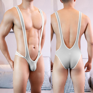 Ropa Sexy de una Pieza para Hombre, Ropa Erótica de una Pieza con Nervaduras de Alta Elasticidad para Adultos, Uniforme Erótico de Seducción para Hombre - Product Image 5