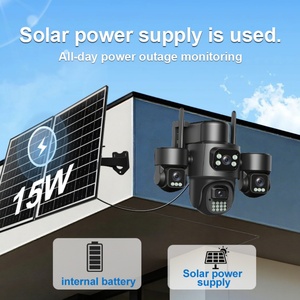 Hieasy 20mp AI Detect Full Color 4G 15W Solar Panel Wifi Bullet Ip Audio Wireless Outdoor Ptz Cctv Surveillance Security <b>Cameras</b> - Product Image 6
