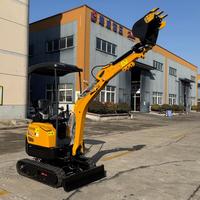 Livraison gratuite, mini-excavatrice de 1,5 tonne, moteur Kubota EPA, excavatrice compacte pour utilisation agricole