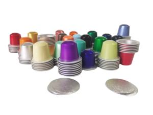 Taza de cápsula de café vacía de aluminio/compatible con Nespresso Kcup <span class=keywords><strong>Lavazza</strong></span> Blue Caffitaly - Product Image 5