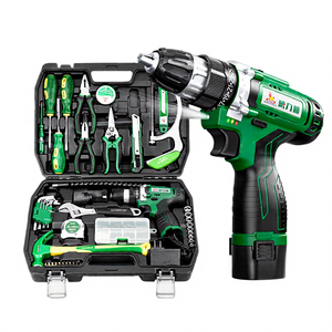 Boîte à outils Power <span class=keywords><strong>Lion</strong></span>, ensemble d'outils pour la maison, kit d'outils de réparation, ensemble d'outils de perçage pour voiture, ensemble d'outils pour le travail <span class=keywords><strong>du</strong></span> bois, installation de meubles - Product Image 1