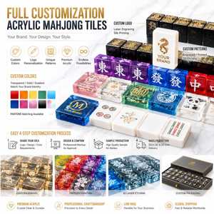 Tuiles de Mahjong Américaines en Acrylique de Luxe Uniques, Motif Casse-Noisette Joker, 166 Pièces, Design Chaussure de Ballet, pour Fêtes et Divertissements de Noël - Product Image 5