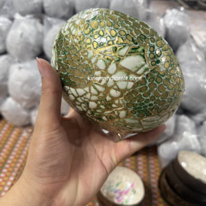 Cuenco de cáscara de coco sostenible con revestimiento de laca | Utensilios de cocina naturales hechos a mano al por mayor de Vietnam - Product Image 5