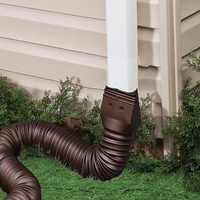 Extensions de tuyau de descente d'eau de pluie pour maison et jardin, déviateur d'eau de pluie de gouttière de taille flexible