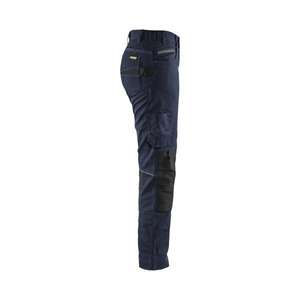 BLAKLADER - 719513308699D24 Pantalón de servicio para mujer con elástico Azul marino oscuro/Negro-PANTALÓN DE TRABAJO EAN 7330509647059 - Product Image 4