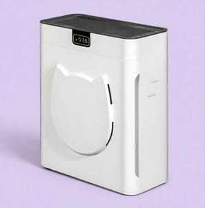 เครื่องฟอกอากาศสำหรับสัตว์เลี้ยงแบบพกพา ทันสมัย สะดวกสบาย เสียงเบา พร้อมแผ่นกรองประสิทธิภาพสูง H13 สำหรับสุนัขและแมว ใช้งานง่าย ปลอดภัย - Product Image 1