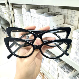 <span class=keywords><strong>2026</strong></span> 신상품 고품질 두꺼운 아세테이트 소재 광학 안경테 캣아이 솔리드 아세테이트 안경테, 혼합 도매 유니섹스 - Product Image 6