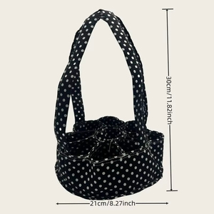 Panier de stockage d'oeufs Sangle de poignée large Capacité du panier par exemple Panier de collecte d'oeufs peints Pochette de rangement pliable pour la collecte d'oeufs - Product Image 3