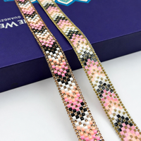 Perles colorées en forme de goutte d'eau, sequins tridimensionnels, accessoires de chaussures en sequins demi-visage, accessoires vestimentaires et bijoux