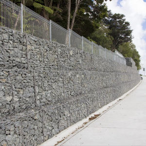 Huangxing fort Anti-Corrosion <span class=keywords><strong>Gabion</strong></span> PVC revêtement treillis métallique rouleau chute pierre filet de Protection <span class=keywords><strong>pour</strong></span> mur de rivière serti flexion - Product Image 1