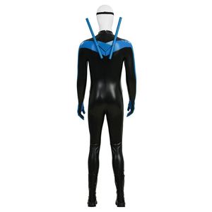 Costume de cosplay Titans <span class=keywords><strong>Saison</strong></span> <span class=keywords><strong>3</strong></span> pour homme, tenue de combat Nightwing Dick Grayson en spandex, costume d'Halloween pour TV et cinéma - Product Image 5