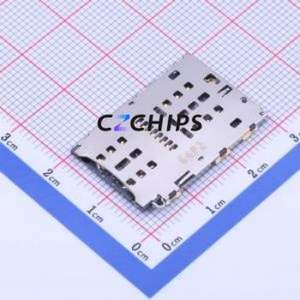 CS-213 SD Card / Memory Card Connector SMD Connector Card Tray Type MicroSD Card (TF Card) Card Holder 1.5mm - Product Image 1