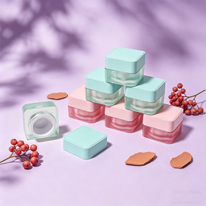 Envase Cuadrado Mini para Crema, Diseño Moderno, 5g, Contenedor Vacío para Crema Facial, Envase Cosmético para Muestras de Cuidado de la Piel - Product Image 2