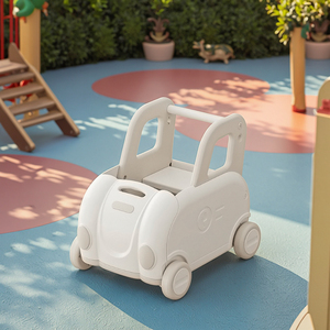 Fabricant OEM de trotteurs minimalistes en plastique pour bébés, jouets stables à pousser avec rangement, voiture d'activités de développement à 4 roues pour enfants - Product Image 1