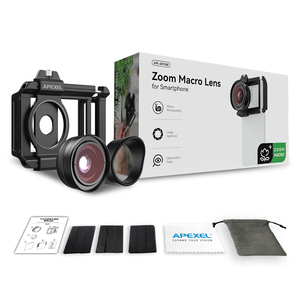 Ống kính chụp ảnh Macro điện thoại Zoom HD ống kính macro thu phóng 10x-20x thông dụng - Product Image 6