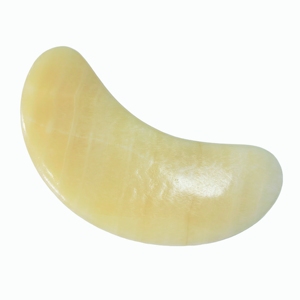 Portable Beige Yellow <b>jade</b> Guasha Facial scraping board gua sha stone for face - Product Image 5