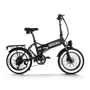 Sıcak satmak M1 Pro 20 inç 48V 12.12.dağ katlanabilir 750w yüksek hızlı arkadan çekişli motosiklet fırçasız dişli Hub yağ lastik elektrikli bisiklet
