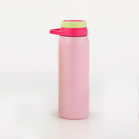 Botol Air Termal 24oz Ramah Lingkungan, Anti Bocor, Dapat Digunakan Kembali, Dilengkapi Gagang, Terbuat dari Baja Tahan Karat 316, Tahan Panas 12-24 Jam