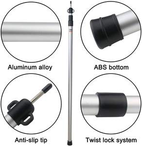 Poteaux en aluminium réglables <span class=keywords><strong>pour</strong></span> tente de camping, <span class=keywords><strong>auvent</strong></span>, <span class=keywords><strong>auvent</strong></span>, poteaux télescopiques - Product Image 6