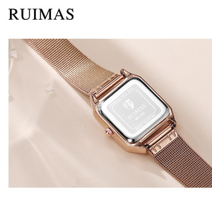 Reloj de Cuarzo Cuadrado Retro para Mujer, Diseño de Nicho Elegante y Exquisito, Reloj de Pulsera para Regalo - Product Image 5