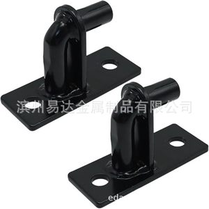 Bisagras de Puerta de Montaje en Pared Eda, Hierro Galvanizado, 2 Orificios, Montaje Superficial, Antioxidante, Bisagra Industrial para Muebles - Product Image 2