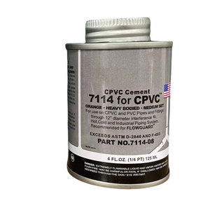 <span class=keywords><strong>Ciment</strong></span> de soudure industriel pour tuyauterie en PVC et CPVC à haute densité, pour gaines et conduites électriques, 1/4 pinte, <span class=keywords><strong>gris</strong></span> - Product Image 4