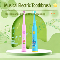 Nuevo Cepillo de Dientes Eléctrico Giratorio para Niños, Resistente al Agua IPX7, Recargable, con Cerdas Suaves, Cuidado Bucal Automático para Niños y Niñas
