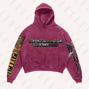 Sudadera con capucha de invierno de punto elaborado textil Vintage personalizado buen diseño ropa de calle encantadora estampado de punto suelto capucha resistente decorar - Product Image 6