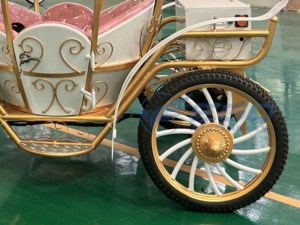 Carruaje de Princesa Eléctrico Más Vendido, Carruaje de Calabaza Eléctrico, Carruaje de Boda, Carruaje de Transporte Especial de Lujo - Product Image 5