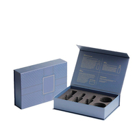 Boîtes cadeaux cosmétiques personnalisées à faible MOQ et étiquettes adhésives, finition mate, carton pliable pour emballage de flacons et pots de soins de la peau