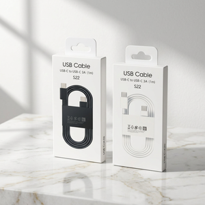Super Fast Type C USB <b>Cable</b> 1M Pure Copper Shielded 3A Fast <b>Charging</b> For Samsung S23 S24 Note 20 - Product Image 1
