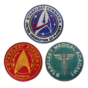 US Starfleet Medical Command Bordir Patch Ransel Jaket Dekorasi Lencana