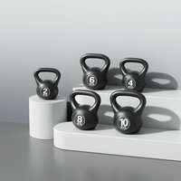 Juego de Pesas Rusas de Hierro Fundido para Gimnasio, de Grado Doméstico, para Competencia, Duraderas, con Logotipo Personalizado Gratuito