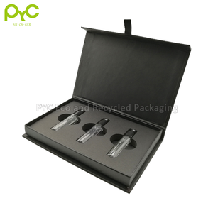 Wholesale Price Customized <b>Empty</b> Bottle Set Luxury <b>Box</b> Round Perfume Lip Balm Oil Cosmetic Set <b>Gift</b> Magnetic Boxes - Product Image 2