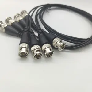 BNC Male Connector to Female Adapter DC Power Pigtail Cable Line BNC Connectors Wire For CCTV Camera Security System