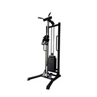 Appareil de musculation multifonctionnel pour usage commercial et domestique, avec poulie haute et poulie basse pour exercices de musculation des bras et des épaules