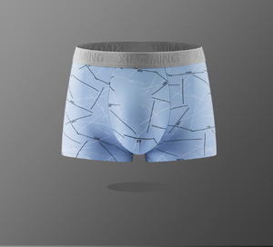 תחתוני גברים חדשים, מכנסיים שטוחים, מותן בינוני, ארבע פינות, מכנסיים גדולים לגברים - Product Image 6