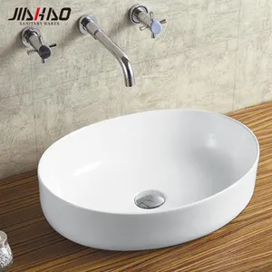 JIAHAO Art Basin Basin Good Quality Supplier Rectangular Hotel Bathroom Hand Single Hole Art Wash Basin