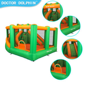 Casa Gonfiabile a Doppio Scivolo in Tessuto Oxford per Bambini, Attrezzatura da Gioco Morbida Certificata ASTM - Product Image 5