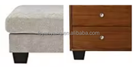Pieds de canapé modernes en plastique YANYANG couleur bois 10 cm – Pieds de meubles de remplacement pour salon et hôtel