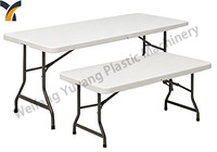 Années d'expérience dans la fabrication de machines plastiques, machine de soufflage par extrusion pour bureau et chaise en plastique HDPE de 1,3*1,3 m