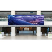 Mur vidéo LED intérieur haute luminosité P2.5, écran LED anti-reflet à montage mural pour centre commercial, galerie