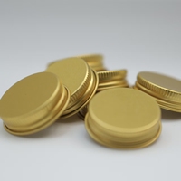 Tapa de Aluminio Roscada de 38mm*11mm, Stock de Fábrica, Muestra Gratis Disponible, Apta para Diversas Latas