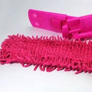 Dual-Use <b>Flat</b> <b>Mop</b> Chenille Absorbent Household Cleaning Cloth Wet and Dry Hand Wash Free - Product Image 3