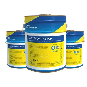 Cks Hoge Lage Temperatuur Weerstand 25 Kg Emmer Vloeibaar Rubber Acryl Polymeer Cement Waterdichte Coating Verf