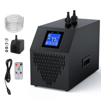 LG Refroidisseur d'eau pour aquarium 160L Petit refroidisseur d'eau pour aquarium 42gal Machine de refroidissement pour bain de glace Réfrigération Fruits de mer/hydroponique 1/10hp