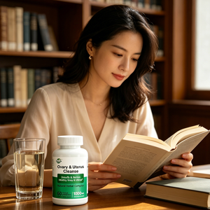 Capsules de soutien ovarien pour femmes, vente en gros d'usine, OEM, complément alimentaire à base de plantes pour la santé reproductive, capsules de nettoyage utérin - Product Image 6
