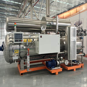 Giá rẻ lớn Liên tục gia vị ngang đôi cửa Nồi hấp tiệt trùng hơi nước cho chai thủy tinh - Product Image 2